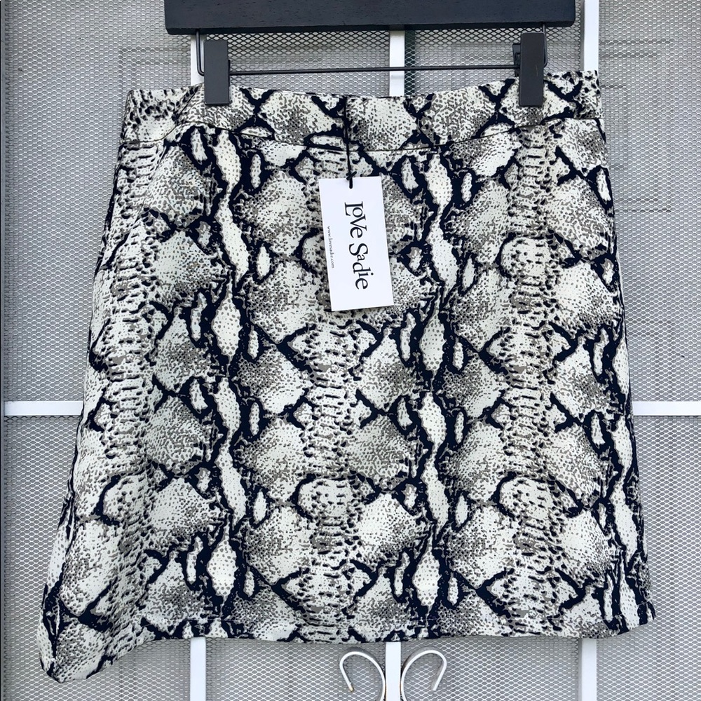 Snakeskin Print Skirt NWT New with Tags 70s look